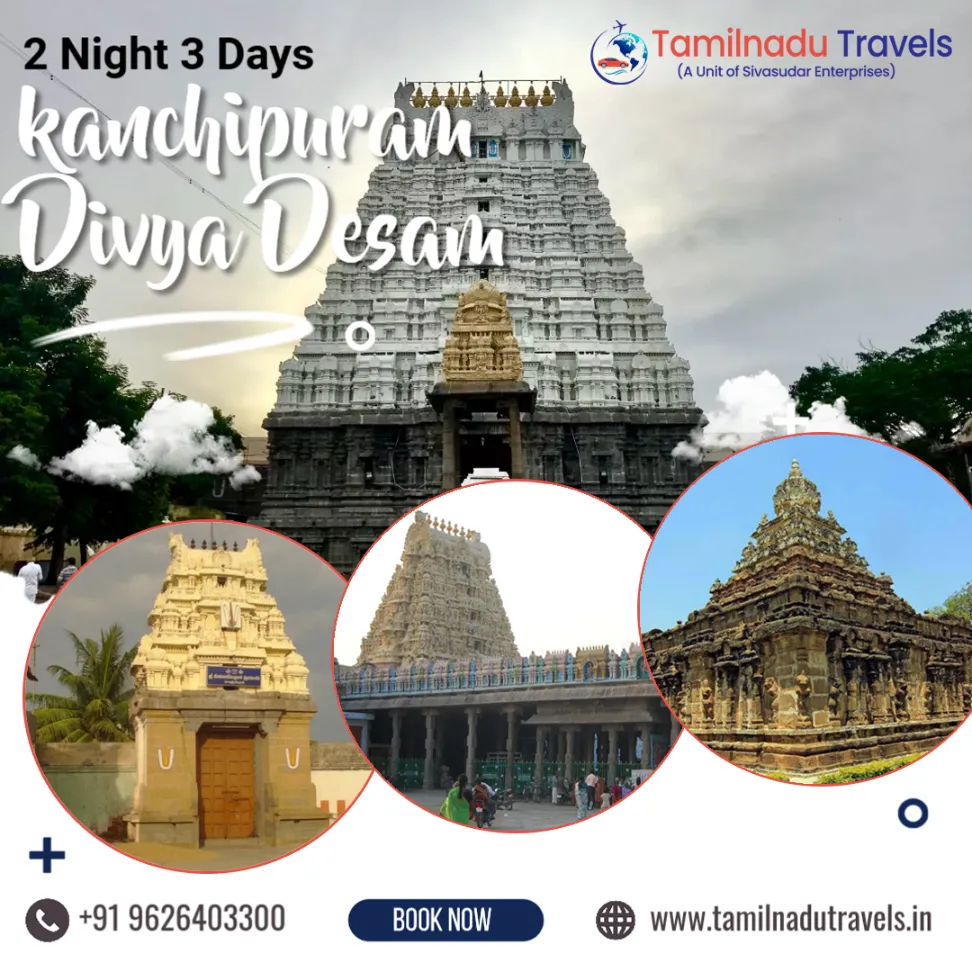 2 Night 3 Days kanchipuram Divya Desam Tour Package From Chennai